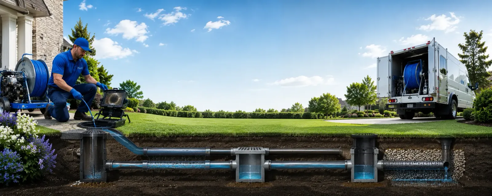 Outdoor drain cleaning information for Lyons, SD